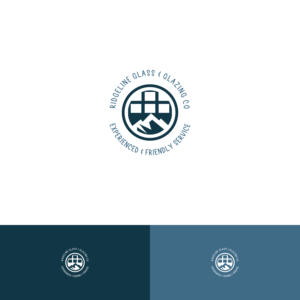 Diseño de Logo por alitjuara para Ridgeline Glass & Glazing Co. | Diseño #28402389