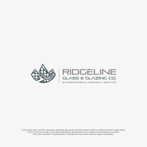 Logo Design by R!CKY for Ridgeline Glass & Glazing Co. | Design: #28403793