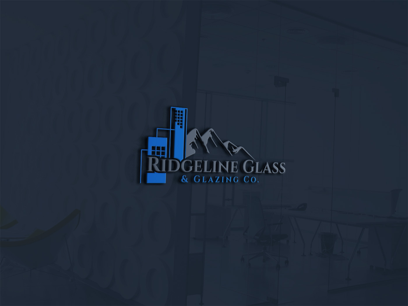 Logo Design by hjyoo for Ridgeline Glass & Glazing Co. | Design #28409398