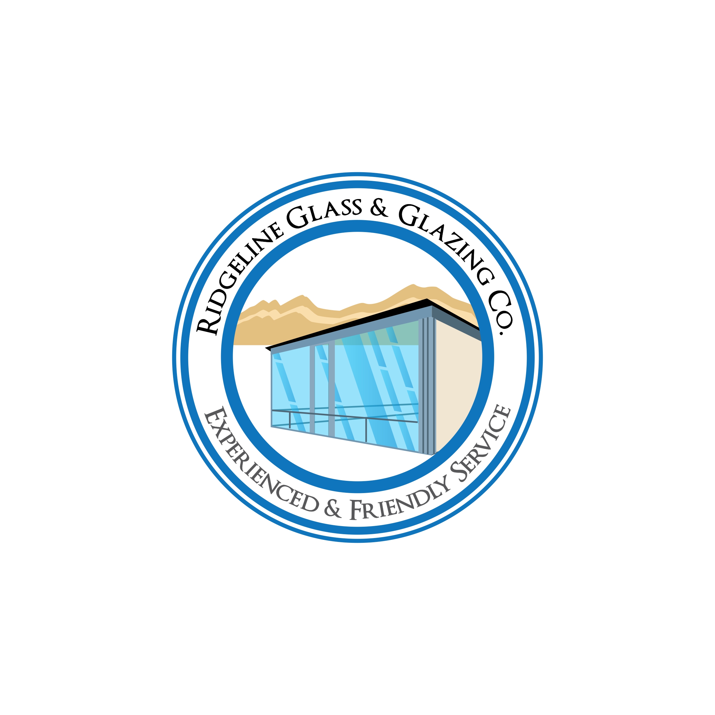 Logo-Design von Lezette_G für Ridgeline Glass & Glazing Co. | Design #28383596