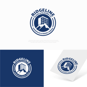 Logo Design by CKS d e s i g n for Ridgeline Glass & Glazing Co. | Design: #28377443