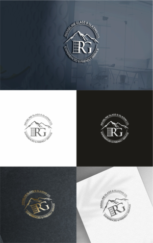 Diseño de Logo por Yug Dave para Ridgeline Glass & Glazing Co. | Diseño #28372020