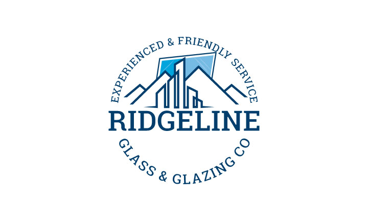 Logo Design by logoQ for Ridgeline Glass & Glazing Co. | Design #28376852