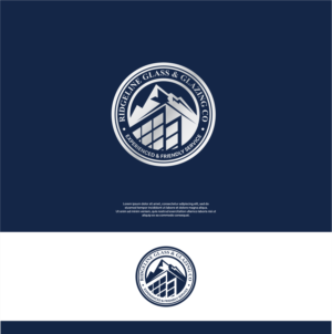 Logo Design by DesignFirst for Ridgeline Glass & Glazing Co. | Design: #28378802
