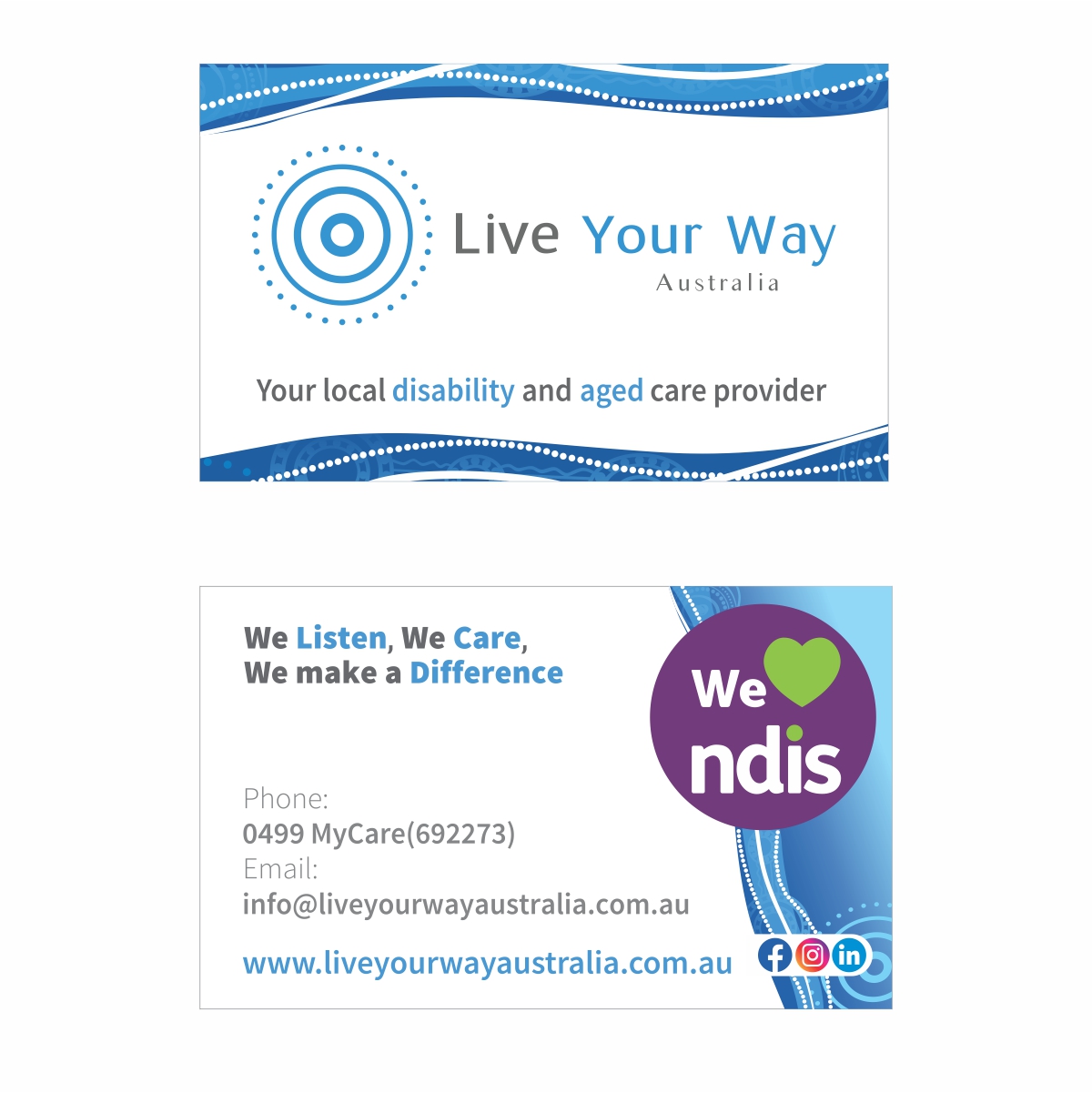 Design Vectoriel par papamnoguera pour Live Your Way Australia | Design #28370547