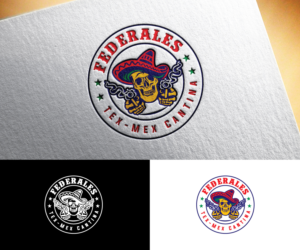 Federales Tex-Mex Cantina | Design de Logo par Logo Stock