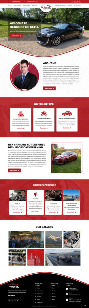 Web Design par pb pour ce projet | Design : #28395368