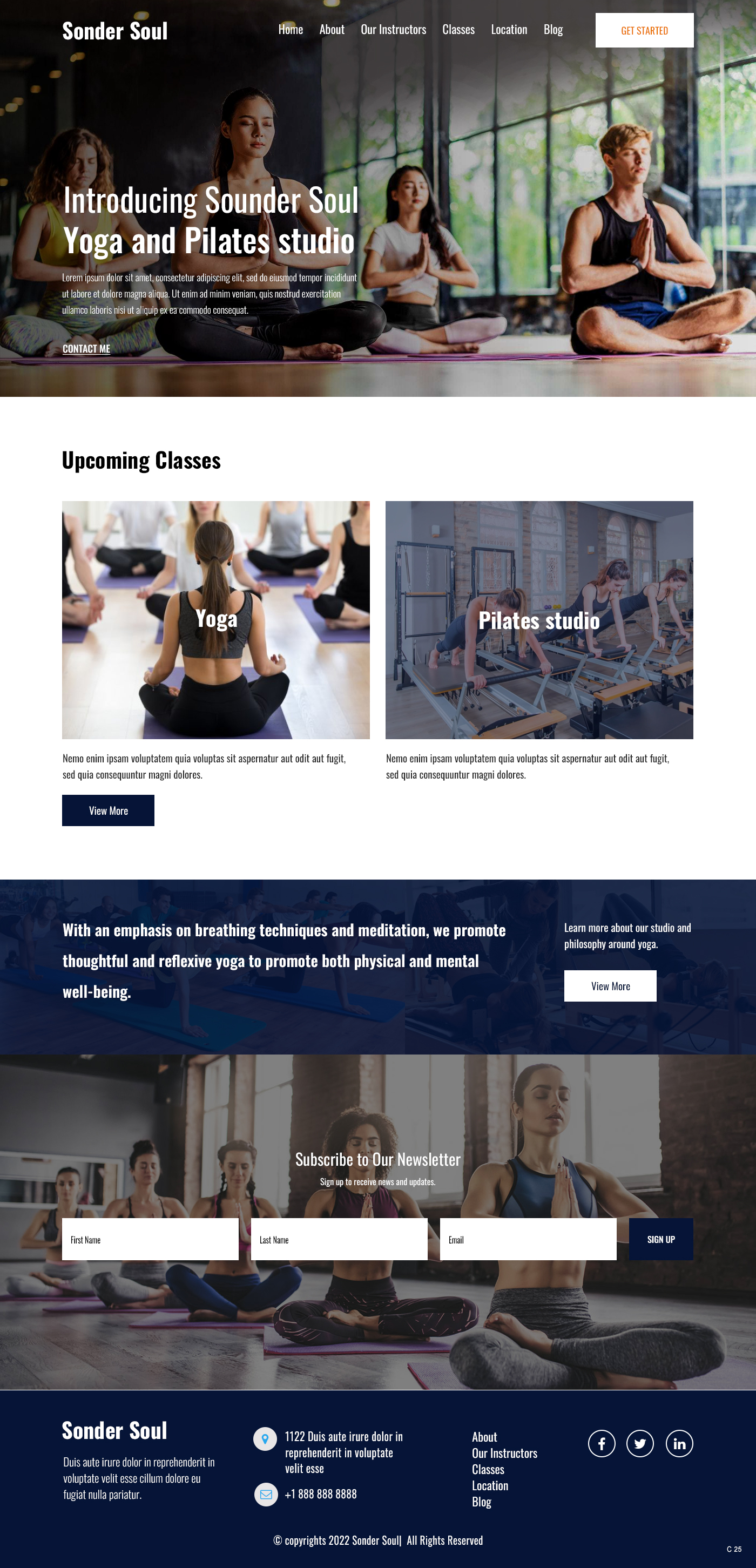 Squarespace Design by pb for SONDER SOUL | Design #28383200