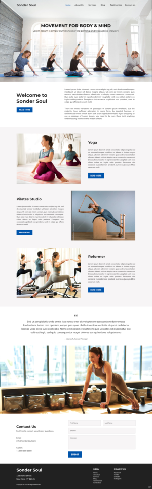 Squarespace-Design von pb für SONDER SOUL | Design: #28383214