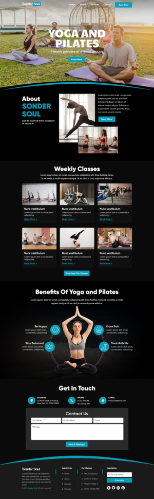 Squarespace-Design von sai.designer87 für SONDER SOUL | Design: #28375351