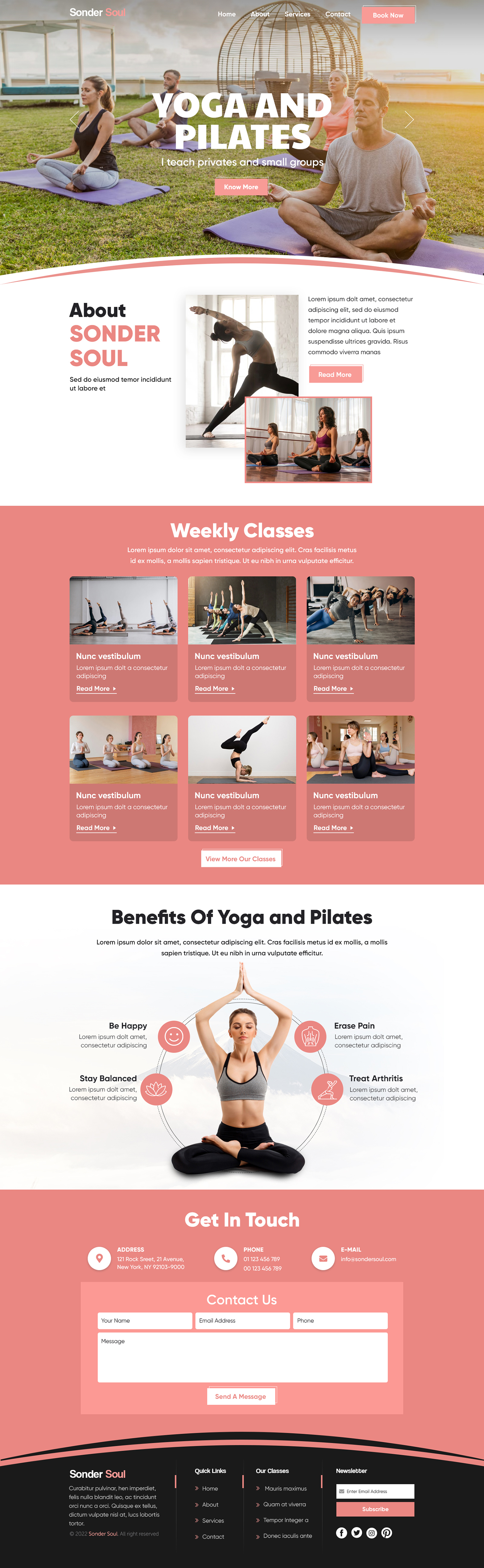 Squarespace Design by sai.designer87 for SONDER SOUL | Design #28375352