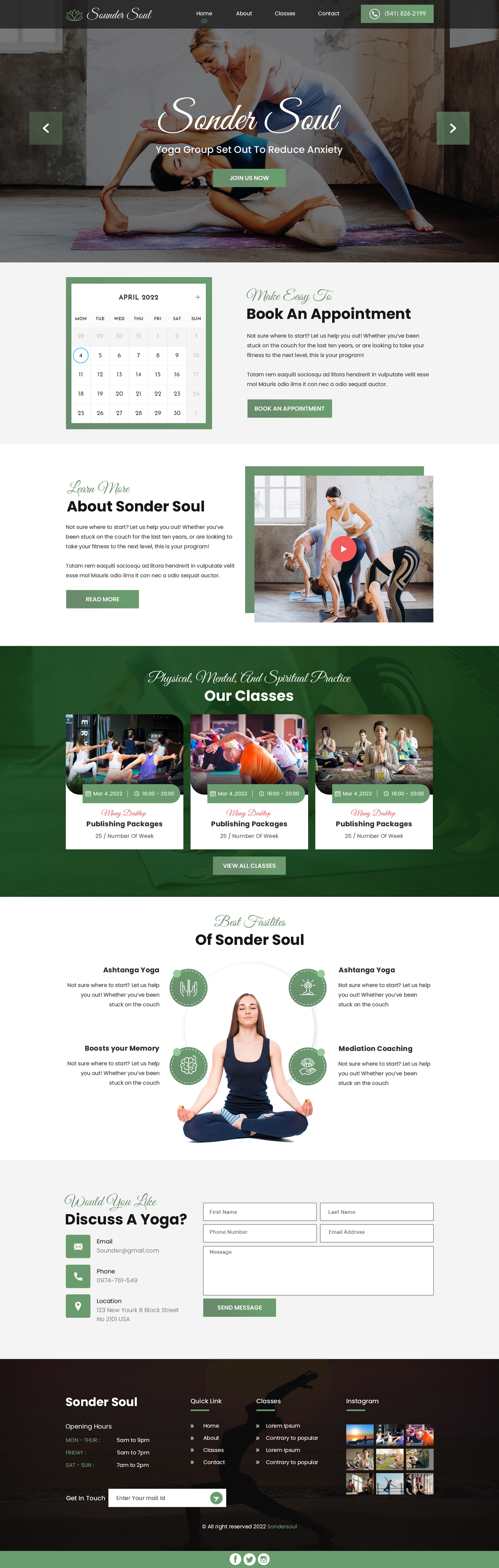 Squarespace Design by sai.designer87 for SONDER SOUL | Design #28376031