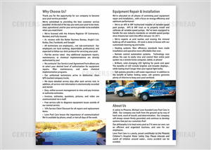 Diseño de Brochure por CENTERSPREAD para Love Pool Care | Diseño: #3098746