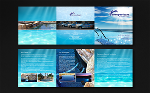 Brochure Design by  GP design for Love Pool Care | Design #3078845