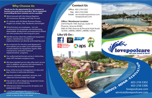 Brochure Design by T2Dezign for Love Pool Care | Design #3112255