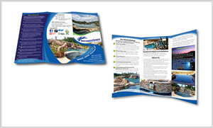 Arizona Pool Company Brochure | Brochure Design by T2Dezign