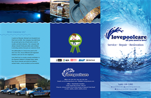 Brochure Design by laxman2creative for Love Pool Care | Design: #3089893