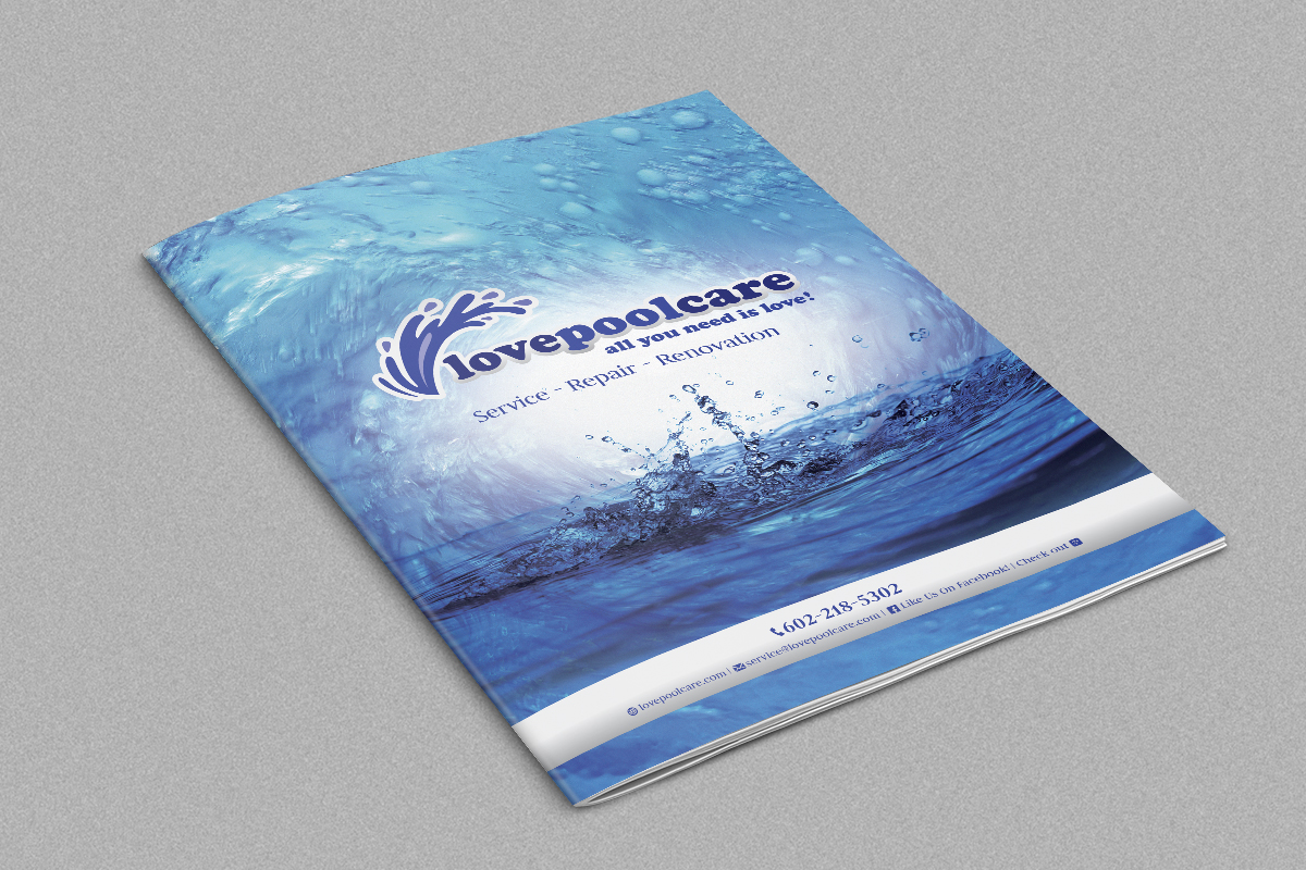 Brochure Design by laxman2creative for Love Pool Care | Design #3106067