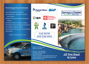 Brochure Design by Sbss for Love Pool Care | Design: #3071737