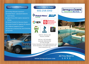 Brochure Design by Sbss for Love Pool Care | Design: #3071738