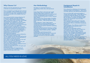 Diseño de Brochure por barinix para Love Pool Care | Diseño: #3083533