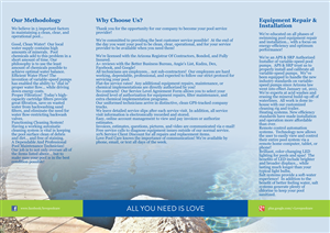 Diseño de Brochure por barinix para Love Pool Care | Diseño: #3083597