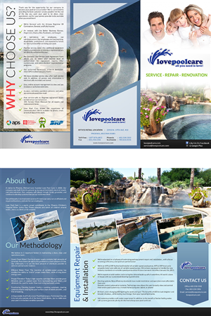 Arizona Pool Company Brochure | Brochure Design by WirePaper