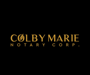 Logo Design by Thati Designs for Colby Marie Notary Corp.  | Design: #28388896