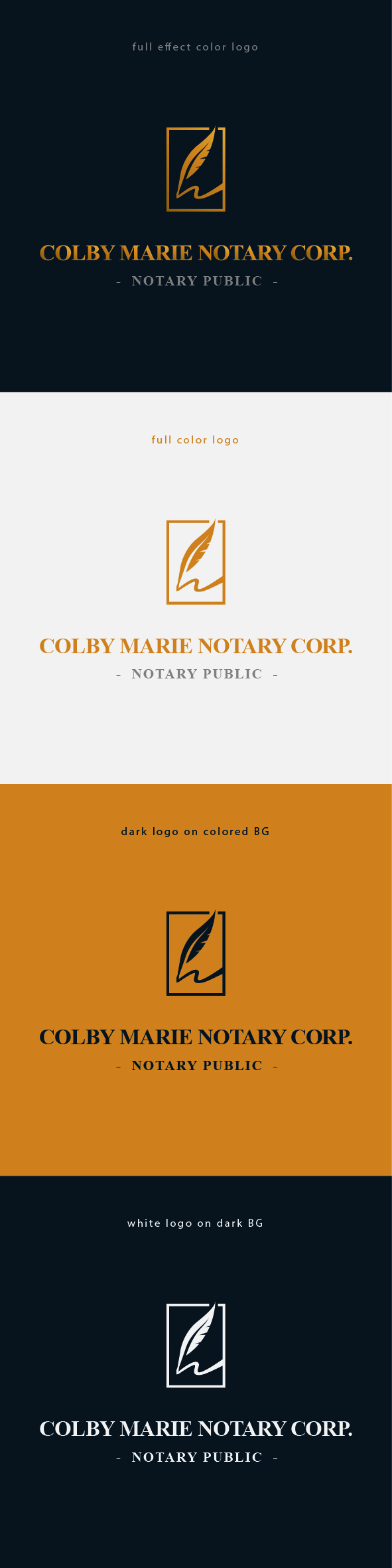 Design de Logo par Lammy pour Colby Marie Notary Corp.  | Design #28397041