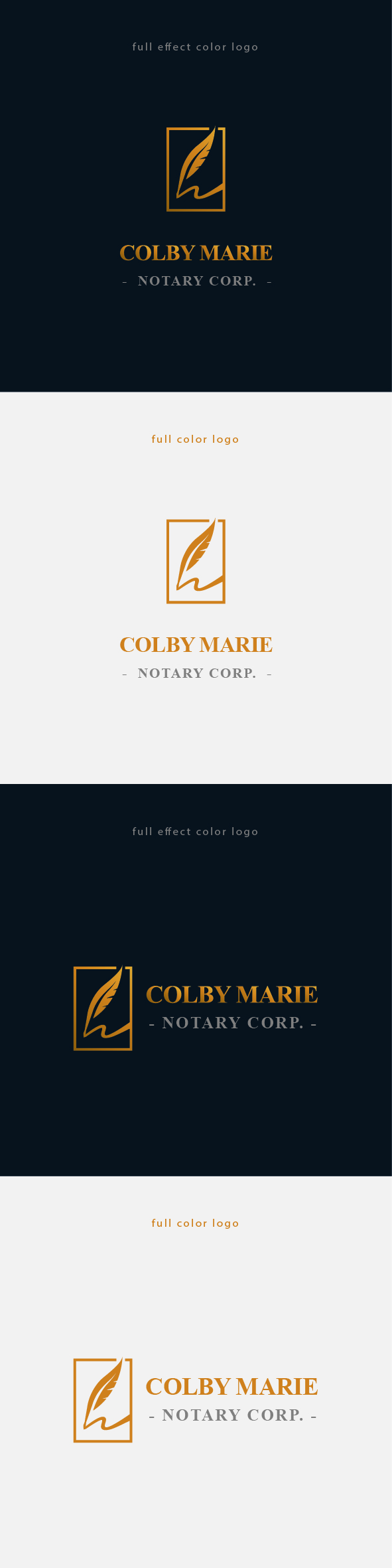 Logo Design by Lammy for Colby Marie Notary Corp.  | Design #28403282