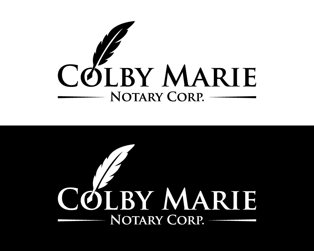 Logo Design by sakib8825 for Colby Marie Notary Corp.  | Design #28428258