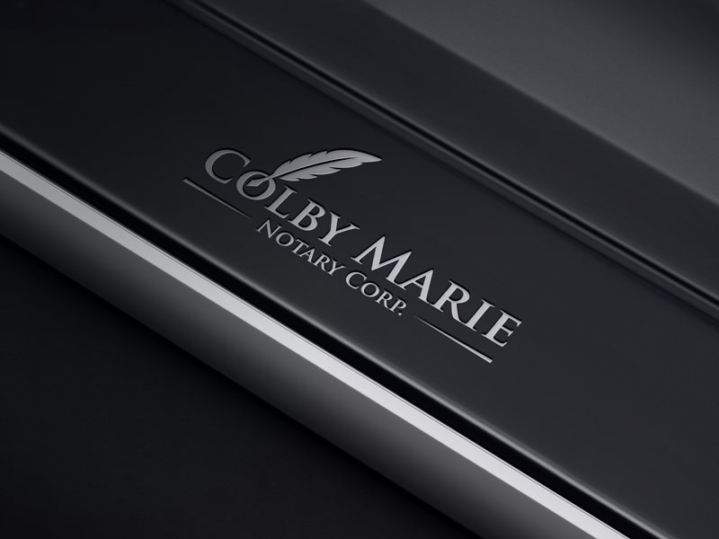 Logo Design by sakib8825 for Colby Marie Notary Corp.  | Design #28428261