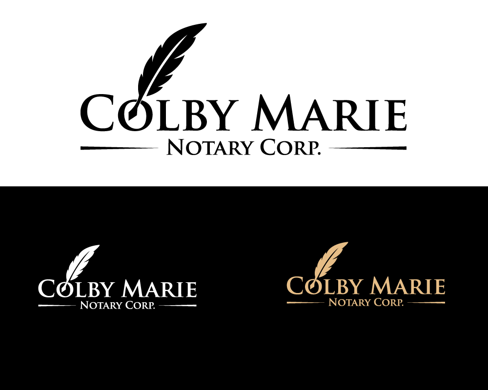 Logo Design by sakib8825 for Colby Marie Notary Corp.  | Design #28428280