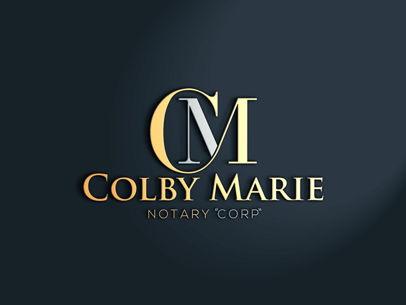 Logo-Design von sakib8825 für Colby Marie Notary Corp.  | Design #28474173