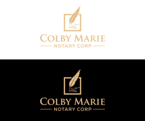 Logo Design by oscar raise for Colby Marie Notary Corp.  | Design: #28387755