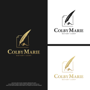 Colby Marie Notary Corp. | Logo-Design von Aezakmi