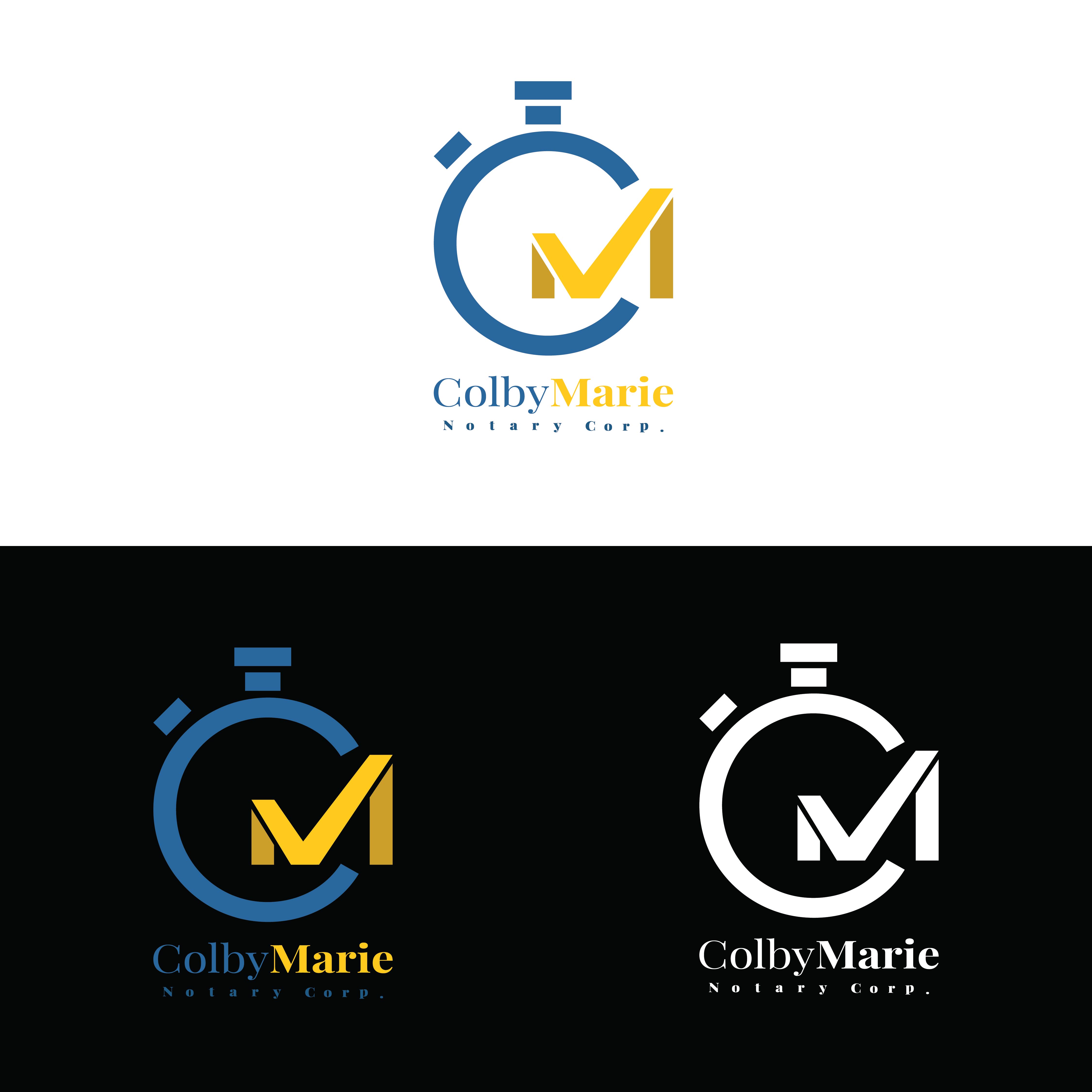 Logo Design by Liburate for Colby Marie Notary Corp.  | Design #28407544