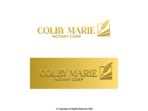 Design de Logo par Ash  pour Colby Marie Notary Corp.  | Design #28388788