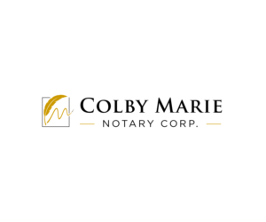 Design de Logo par GliderGraphx pour Colby Marie Notary Corp.  | Design #28379982