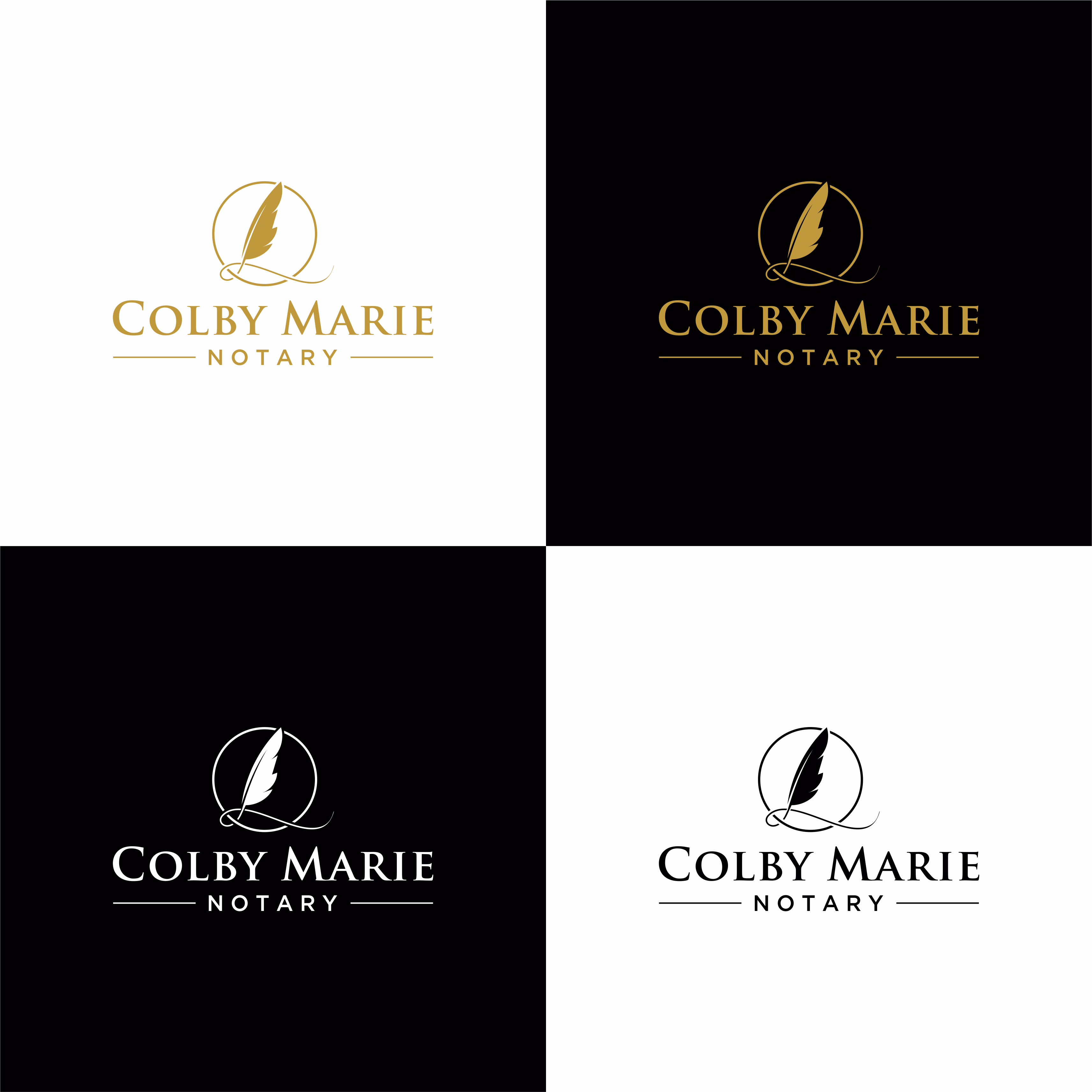 Logo-Design von achil78 für Colby Marie Notary Corp.  | Design #28382877