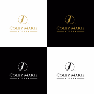 Logo Design by achil78 for Colby Marie Notary Corp.  | Design: #28403688
