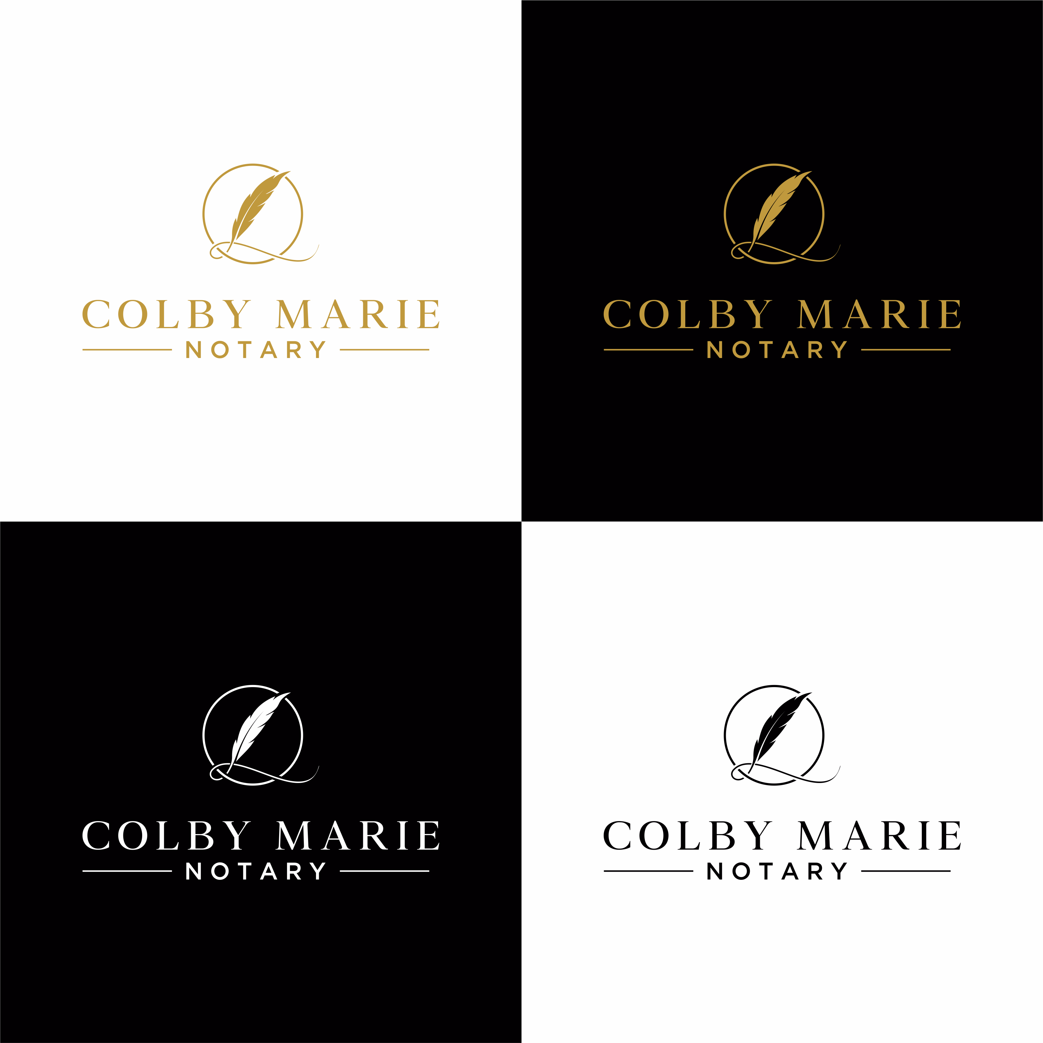 Logo-Design von achil78 für Colby Marie Notary Corp.  | Design #28403751