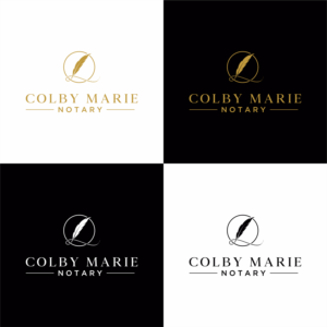 Logo Design by achil78 for Colby Marie Notary Corp.  | Design: #28403751