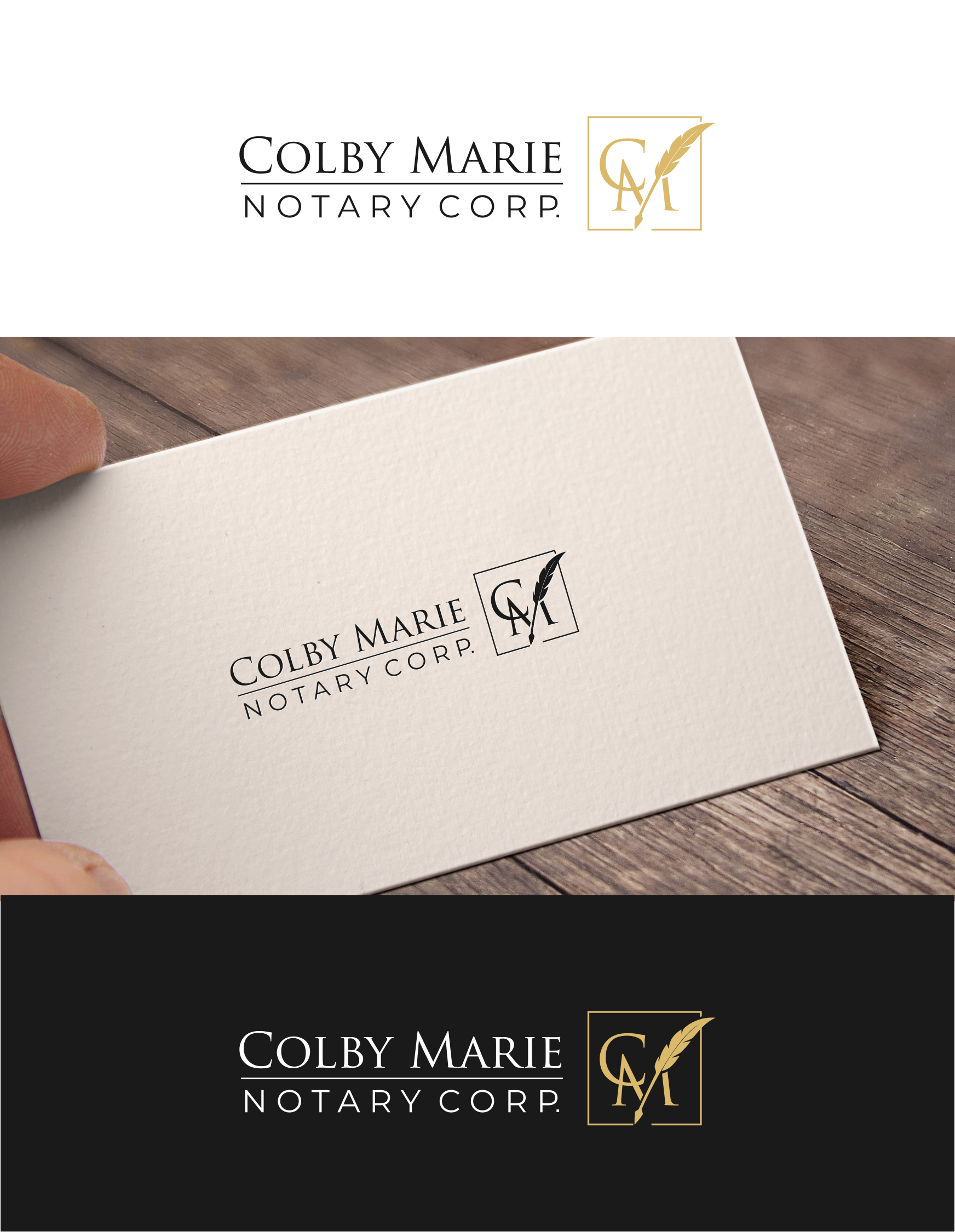 Design de Logo par Pak We Designs pour Colby Marie Notary Corp.  | Design #28396263