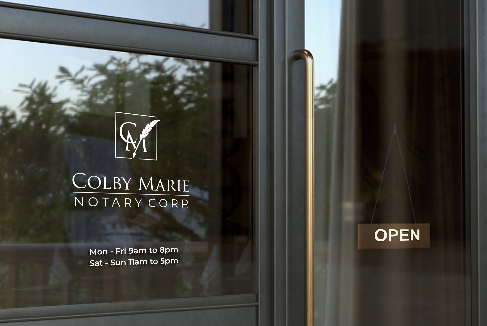 Diseño de Logo por Pak We Designs para Colby Marie Notary Corp.  | Diseño #28396286