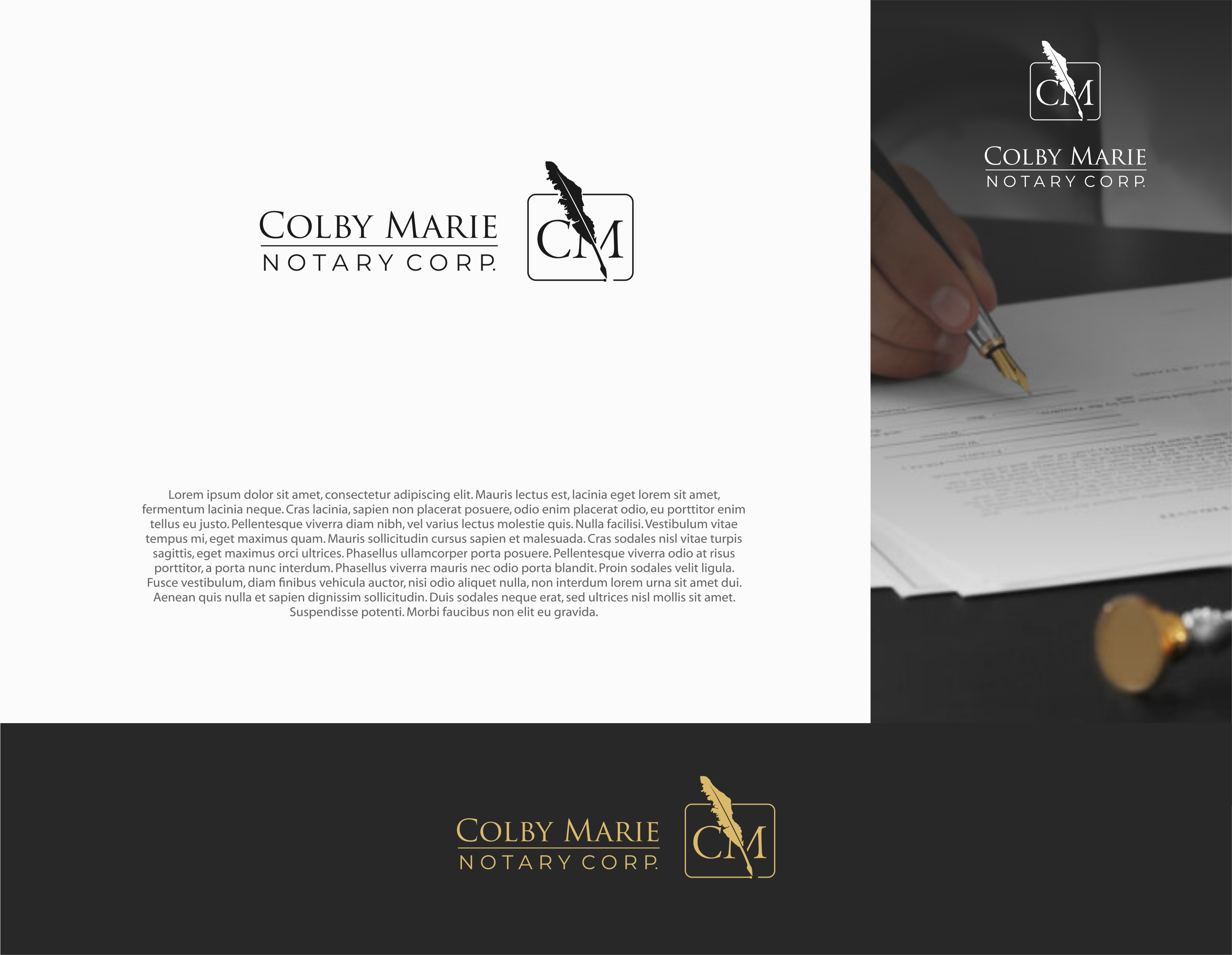 Design de Logo par Pak We Designs pour Colby Marie Notary Corp.  | Design #28396475