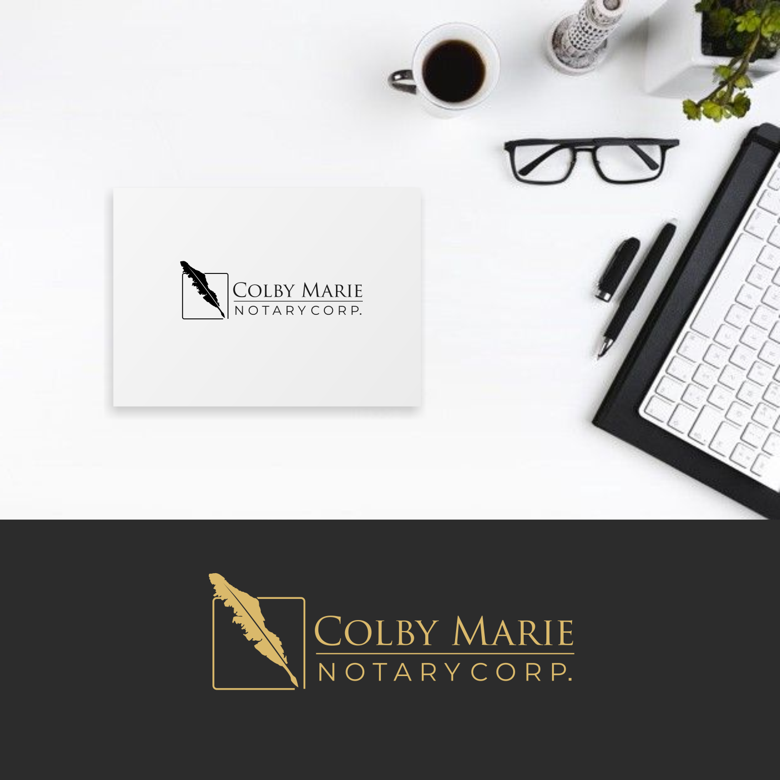 Diseño de Logo por Pak We Designs para Colby Marie Notary Corp.  | Diseño #28400863