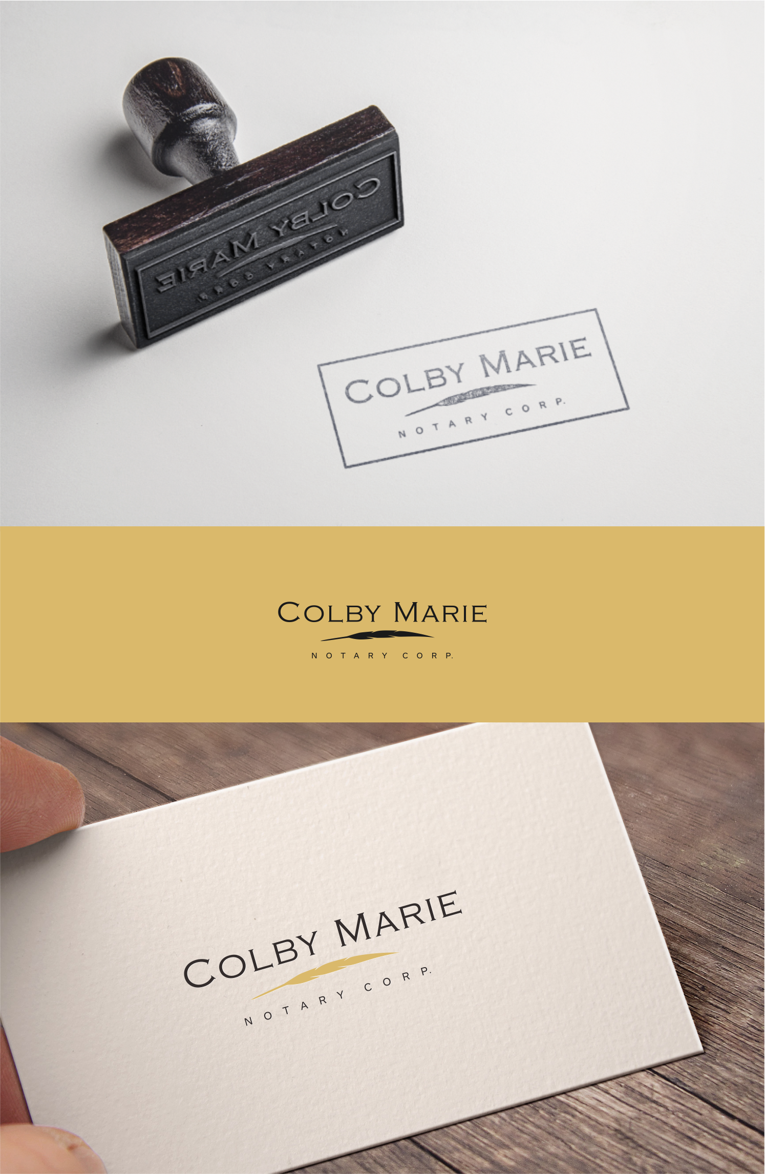 Diseño de Logo por Pak We Designs para Colby Marie Notary Corp.  | Diseño #28415070