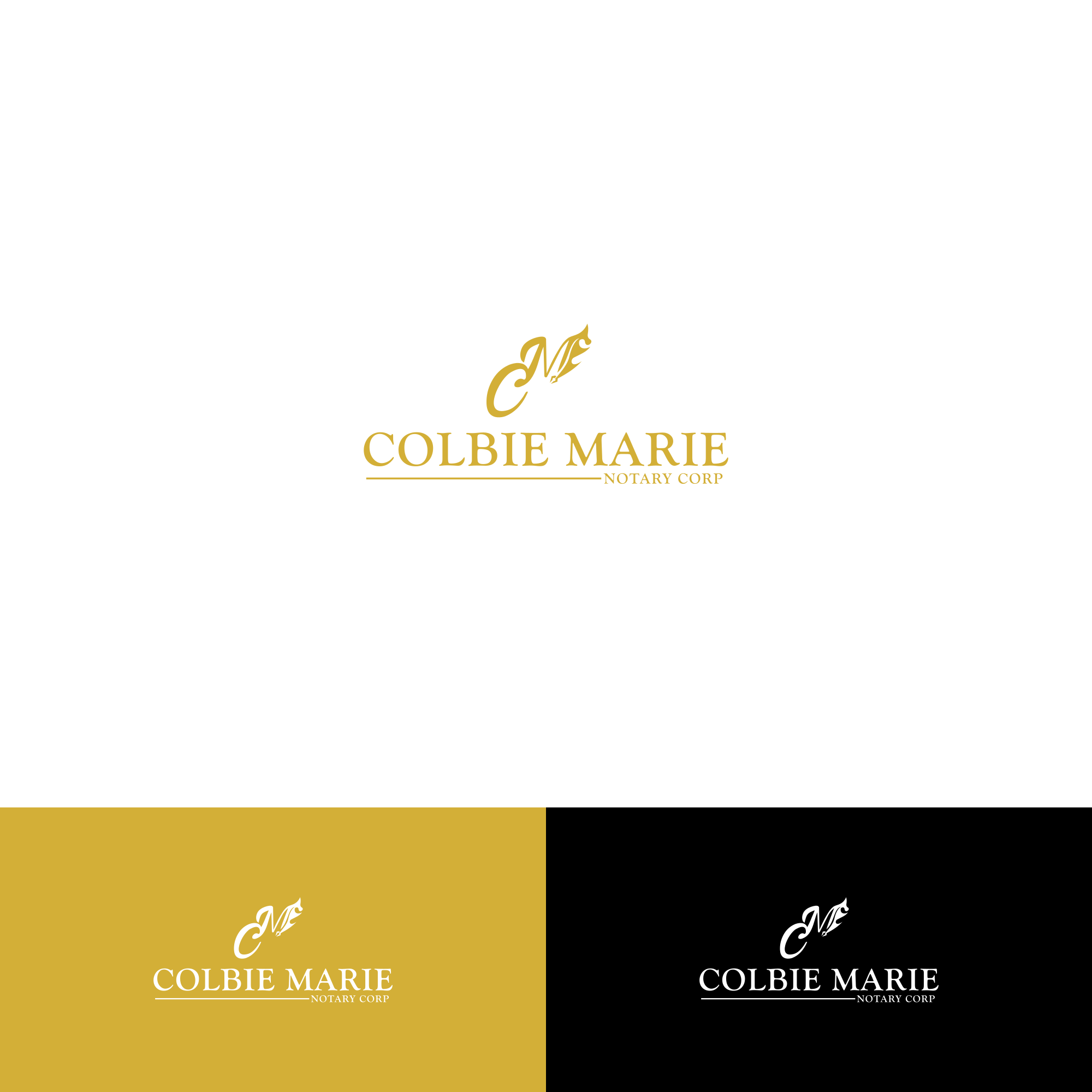Diseño de Logo por alitjuara para Colby Marie Notary Corp.  | Diseño #28410256