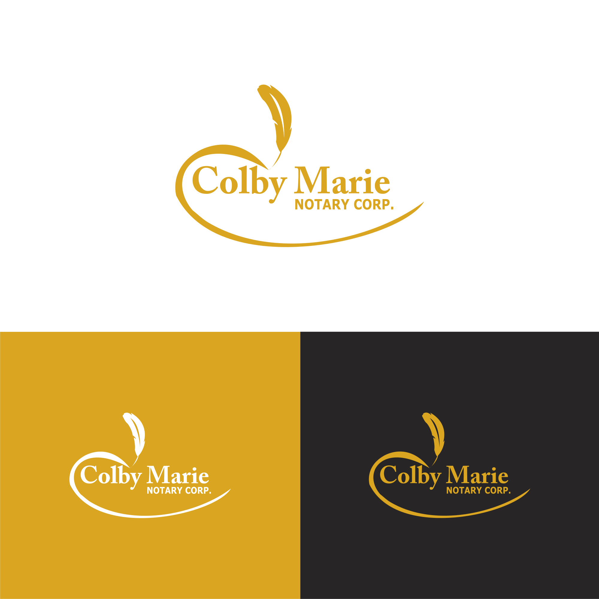 Diseño de Logo por alitjuara para Colby Marie Notary Corp.  | Diseño #28415675